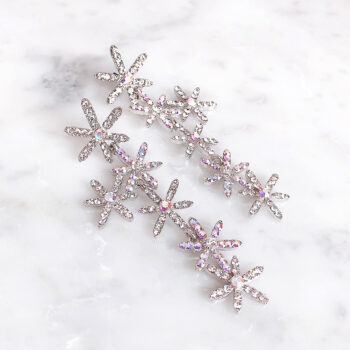 Dress Elegance Crystal ロングピアス/イヤリング