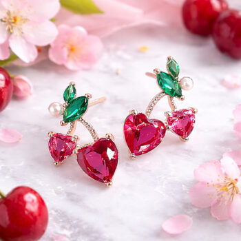 Lovely Cherry Heart ラブリーピアス