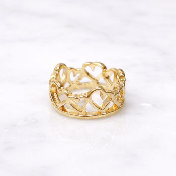 Tiare Heart Elegant リング/Gold【12号】