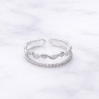 Simply Crown Brilliant リング/Silver【Free Size】