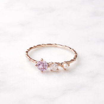 Trois Elements Elegant リング/Purple【11号】