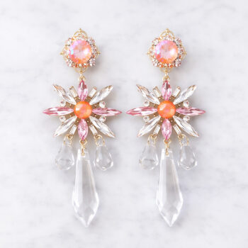 Fairy Crystal Jewel Chandelier ピアス