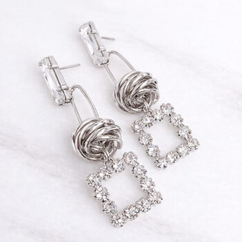 Esprit Twisted Zirconia ピアス/イヤリング