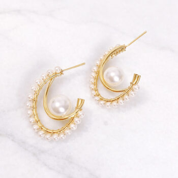 Pearl Elegant Style ピアス