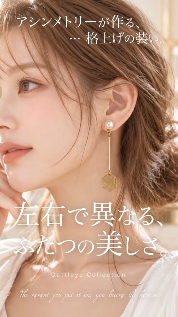 Ornella Asymmetry ピアス