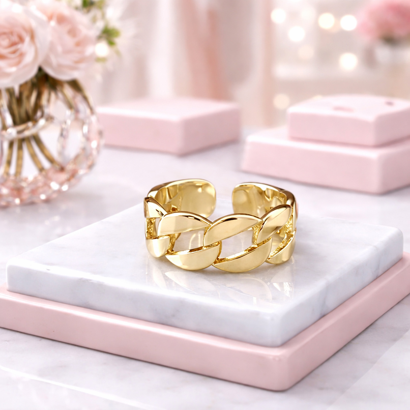 Fabulous Metal リング/Gold［free size］