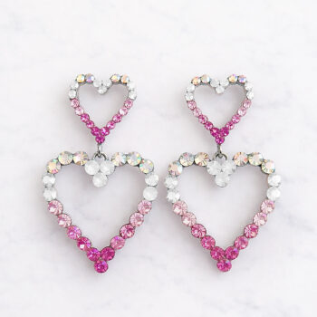 Fairy Twinkle Mix Heartピアス&イヤリング /Pink