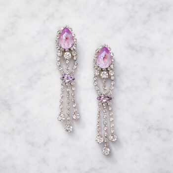 Jewel Mermaid Drop ピアス/Purple