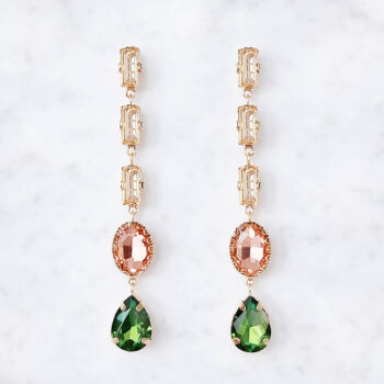 Color stone Long ピアス