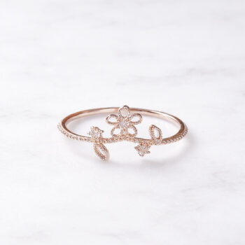 Feminine Flower リング/Pink Gold【10号】