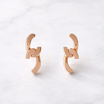 Grace Metal Wave ピアス/Pink Gold