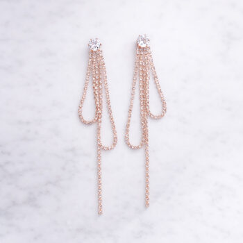Elegance Twinkle Long ピアス/Pink Gold
