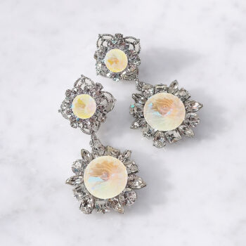 Jewel Enchanting Stone ピアス&イヤリング/White