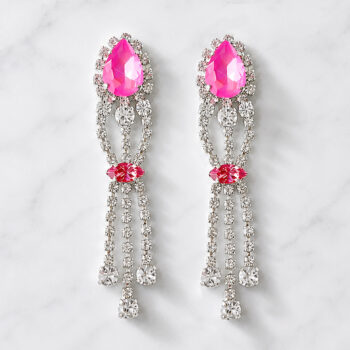 Jewel Mermaid Drop ピアス | Pink