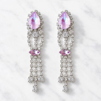Jewel Mermaid Drop ピアス | Purple