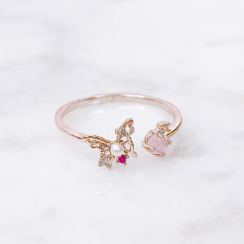 Elegant Beauty Butterfly リング/Pink Gold【Free Size】