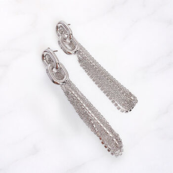 Esprit Chain Long Stone ピアス