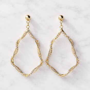 Aveline Drop Oval ピアス&イヤリング