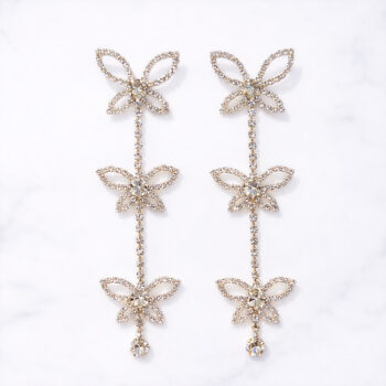 Shine 3butterfly ピアス/イヤリング