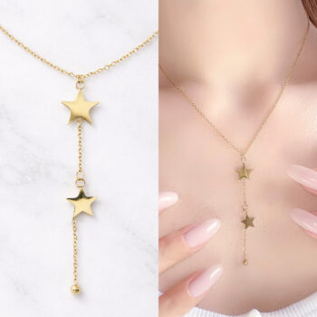 【金属アレルギー対応/ステンレス】Sway Metal 2Star ネックレス