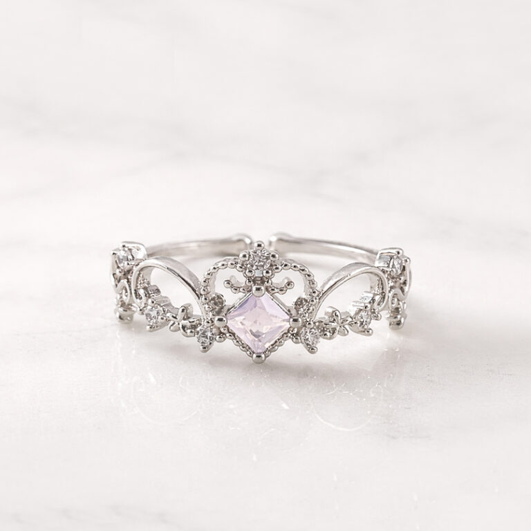 XoXo Tiara Heart リング | Silver | Free Size