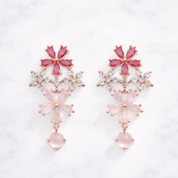 Grace Flower イヤリング 【ニッケルフリー】