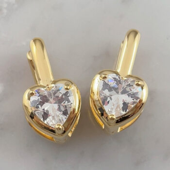 Brilliant Plump Heart ピアス/YG