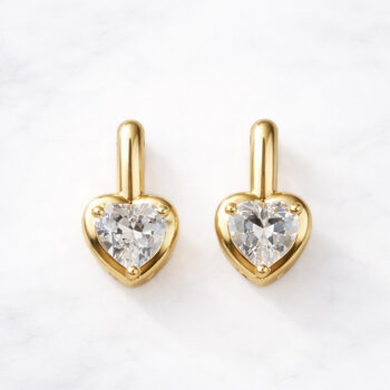 Brilliant Plump Heart ピアス/YG