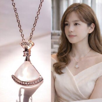 【金属アレルギー対応/ステンレス】Folding Fan ネックレス