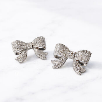 Glitter Ribbon ピアス