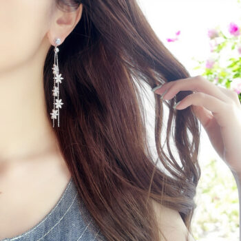 Sparkling 2Flower ピアス&イヤリング