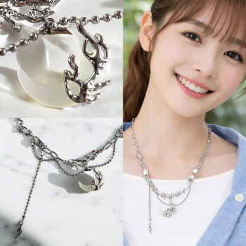 Bright Moon Drop ネックレス