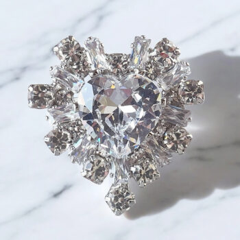 Brilliant Princess Heart リング/free size