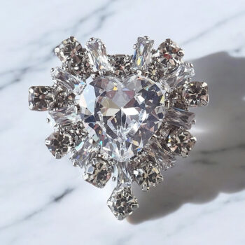 Brilliant Princess Heart リング/free size