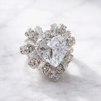 Brilliant Princess Heart リング/free size