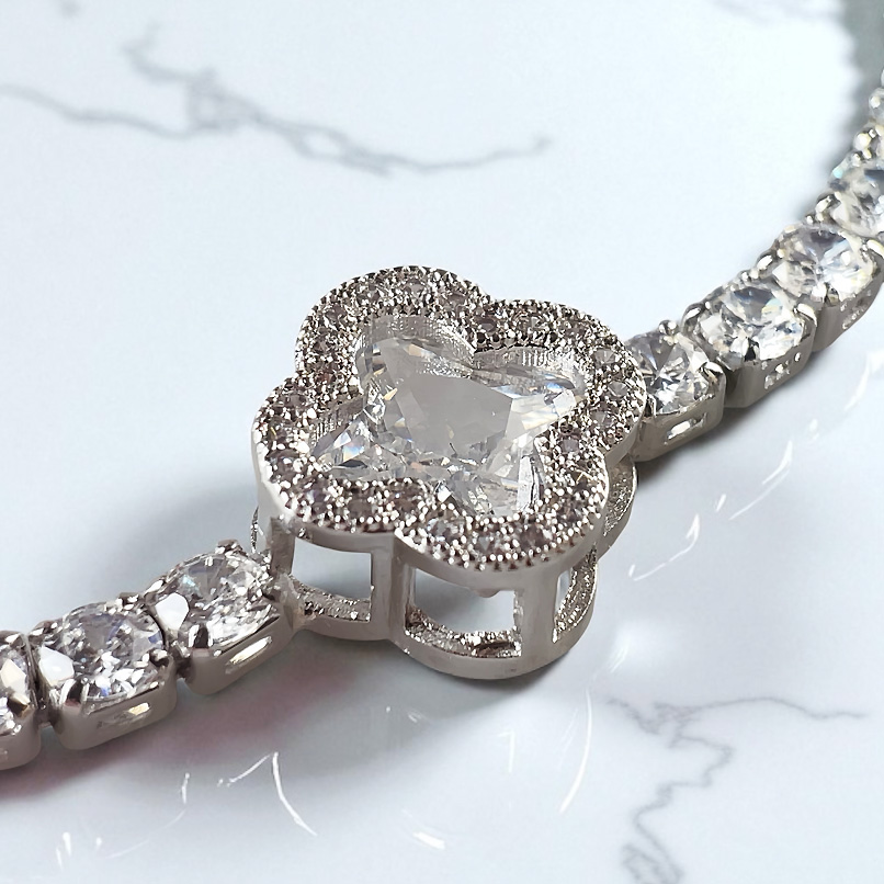 clover*‪ஐ様【リピーター様】 Luxury Open Clover motif ブレスレット/YG | KTY