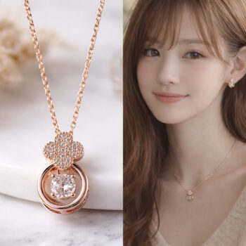 Mini Round Clover ネックレス【ニッケルフリー】