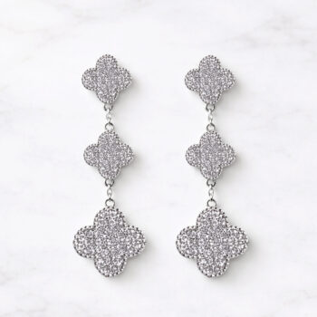 3Clover Pendant motif ピアス