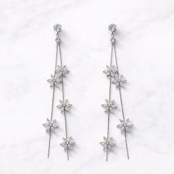 Sparkling 2Flower ピアス&イヤリング