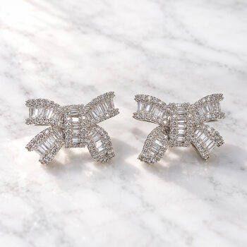 Solenne Jewel Ribbon ピアス