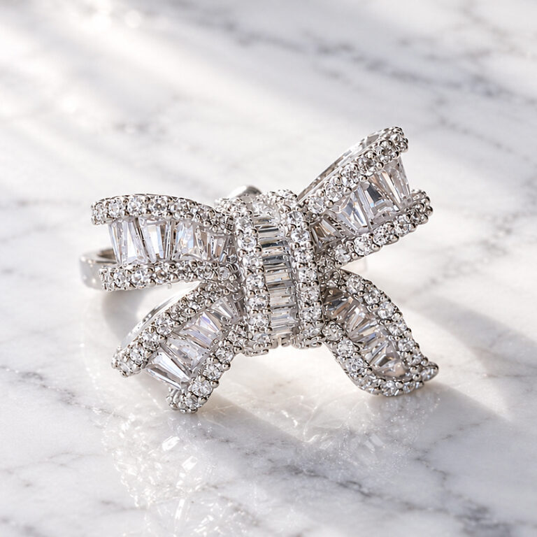 Solenne Jewel Ribbon リング | Free Size