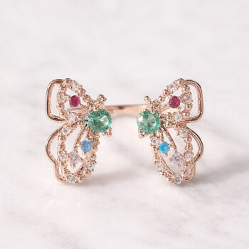 Lovely Bijou Butterfly リング［free size］