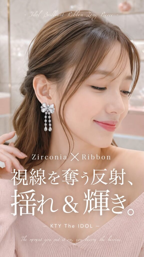 IDOL Brilliant Ribbon ピアス