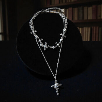 White Rose Choker ネックレス