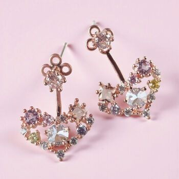 Pastel Heart Pendant ピアス