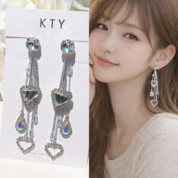 Princess Sparkling Heart ピアス&イヤリング