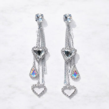 Princess Sparkling Heart ピアス&イヤリング