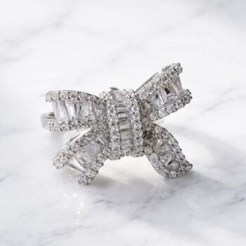 Brilliant Princess Ribbon リング/free size