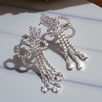 Jewel Grace Ribbon ピアス&イヤリング