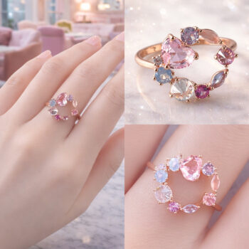 Mesmerize Pastel リング/ pink gold［free size］